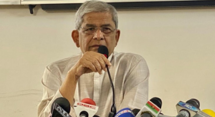 ফারাক্কা বাঁধ নিয়ে আওয়ামী লীগ দায়ী: মির্জা ফখরুল